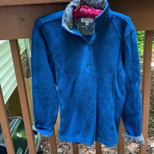 Orvis zippered pullover